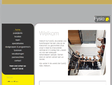 Tablet Screenshot of fysioq.nl